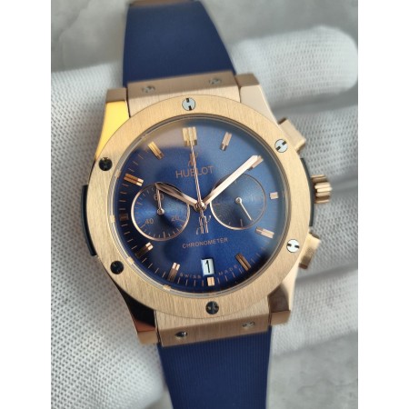 위** 클래식 퓨전 킹 골드 블루다이얼